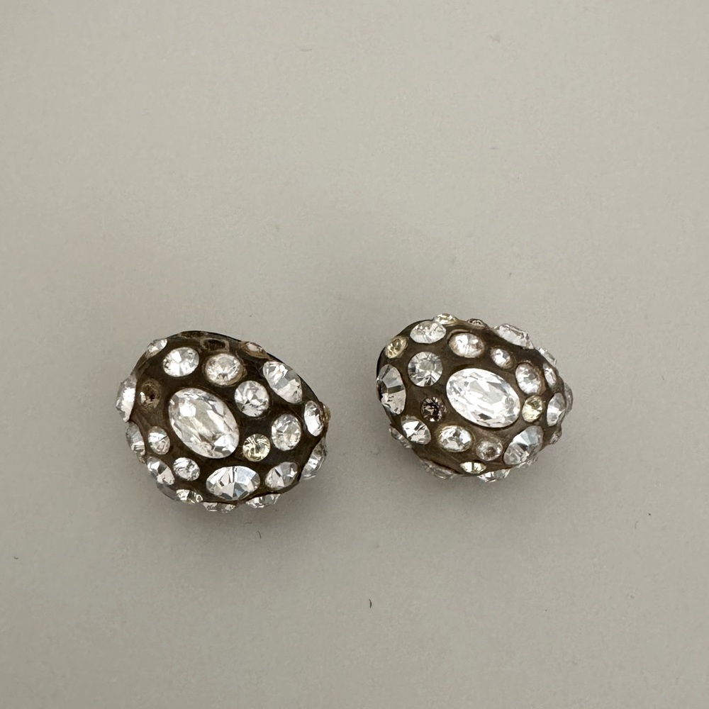 Alexis Bittar lucite sparkly earrings